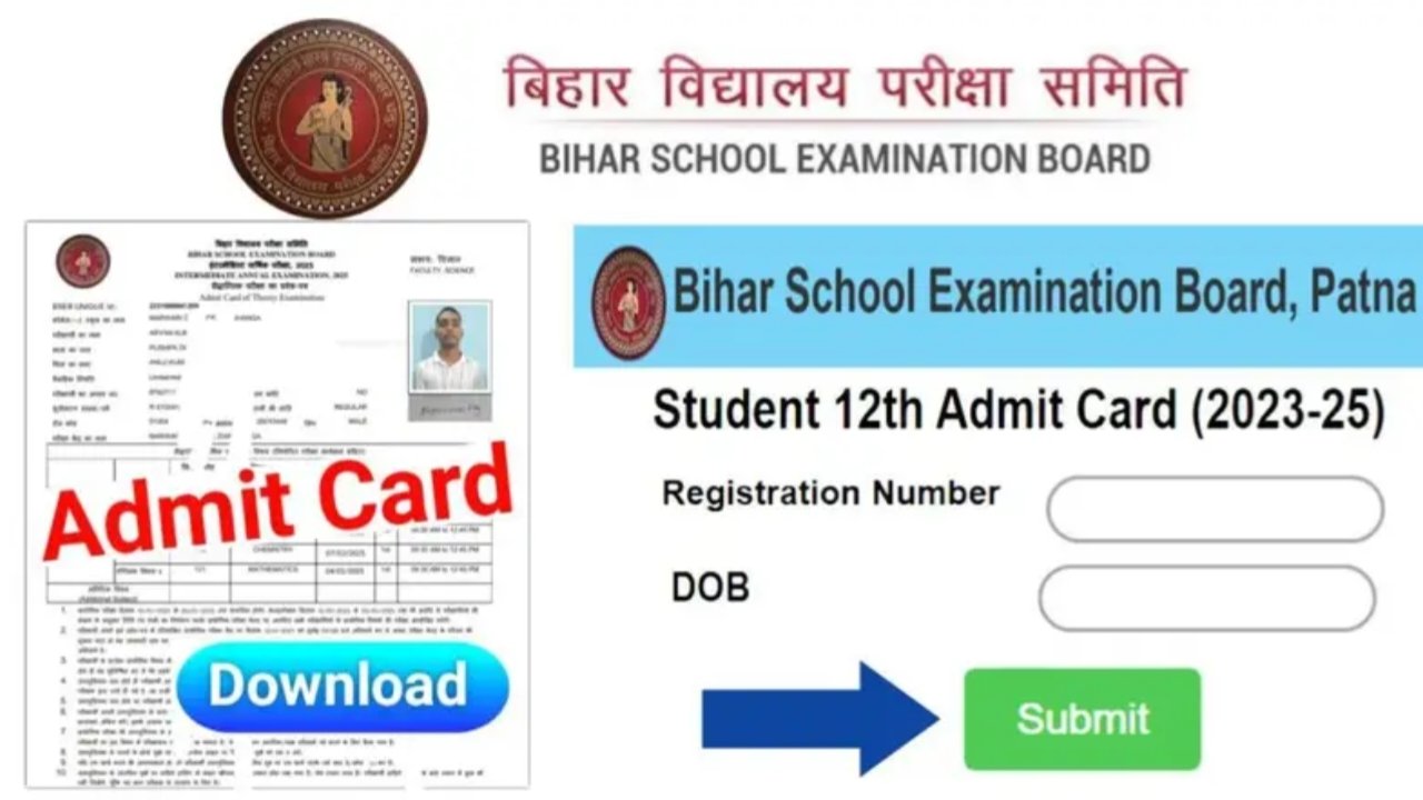 Bihar Board 12th Admit Card 2025