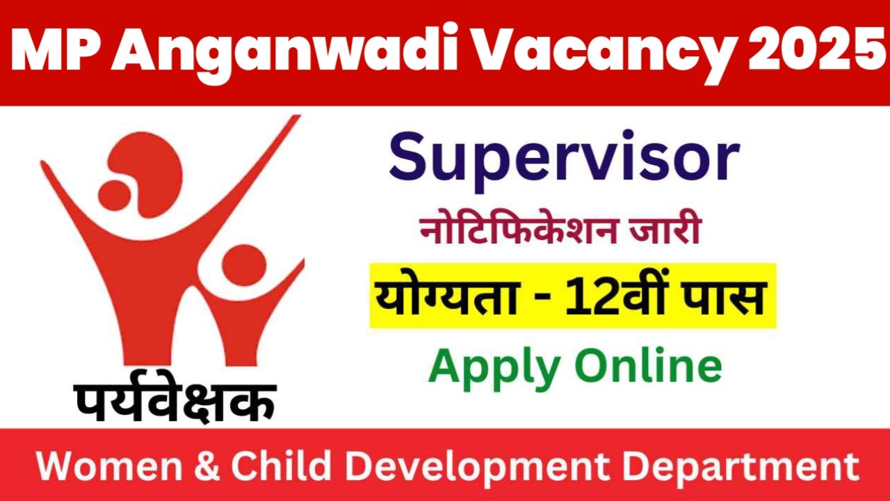 MP Anganwadi Supervisor Recruitment 2025