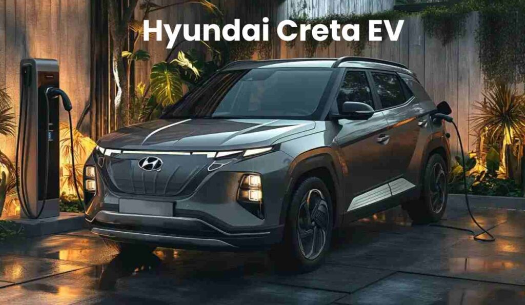 2025 Hyundai Creta EV at charging station